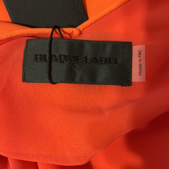 NWT - Coral Spaghetti Strap Mini Dress by Blaque Label/ Size Small - Picture 9 of 11